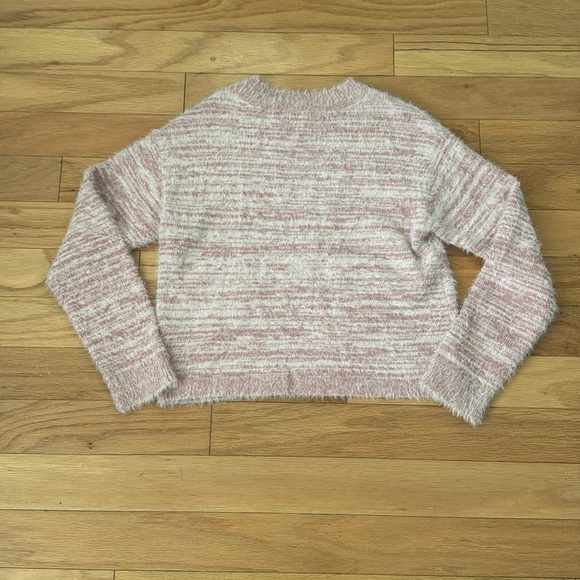 Tucker+Tate | fuzzy Crewneck sweater | rose pink | size 10/12 - Picture 3 of 4